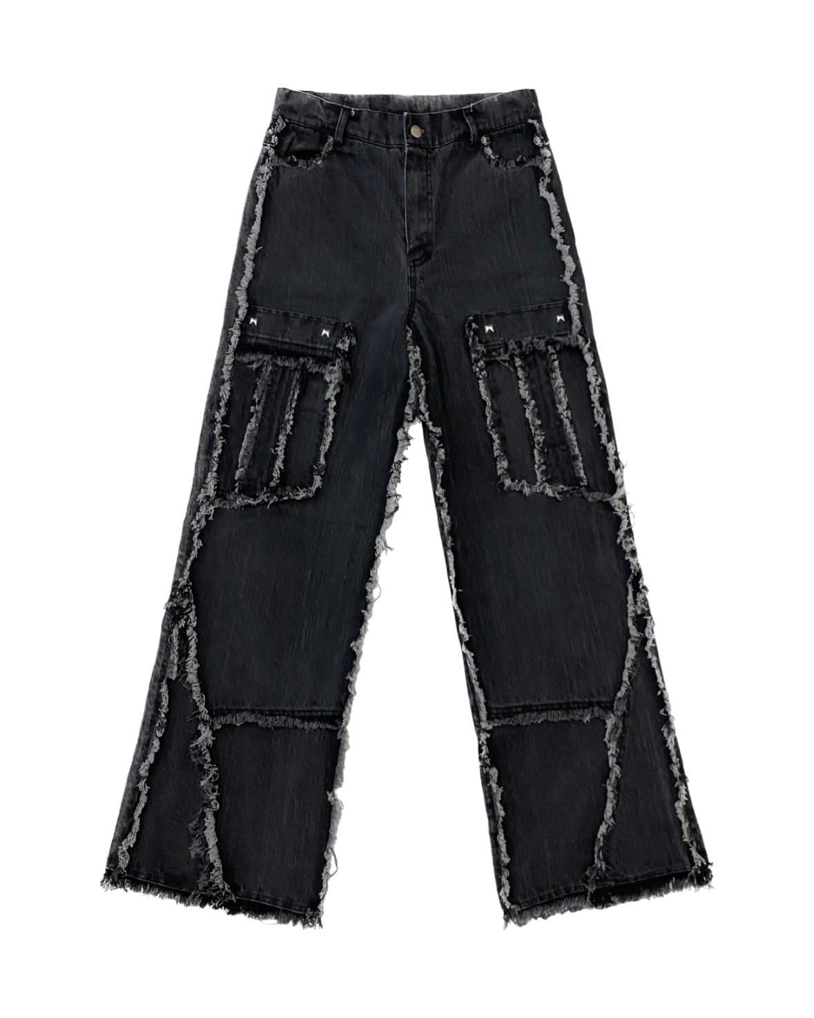 Shop deconstructed denim, pants and shorts by edm.clothes