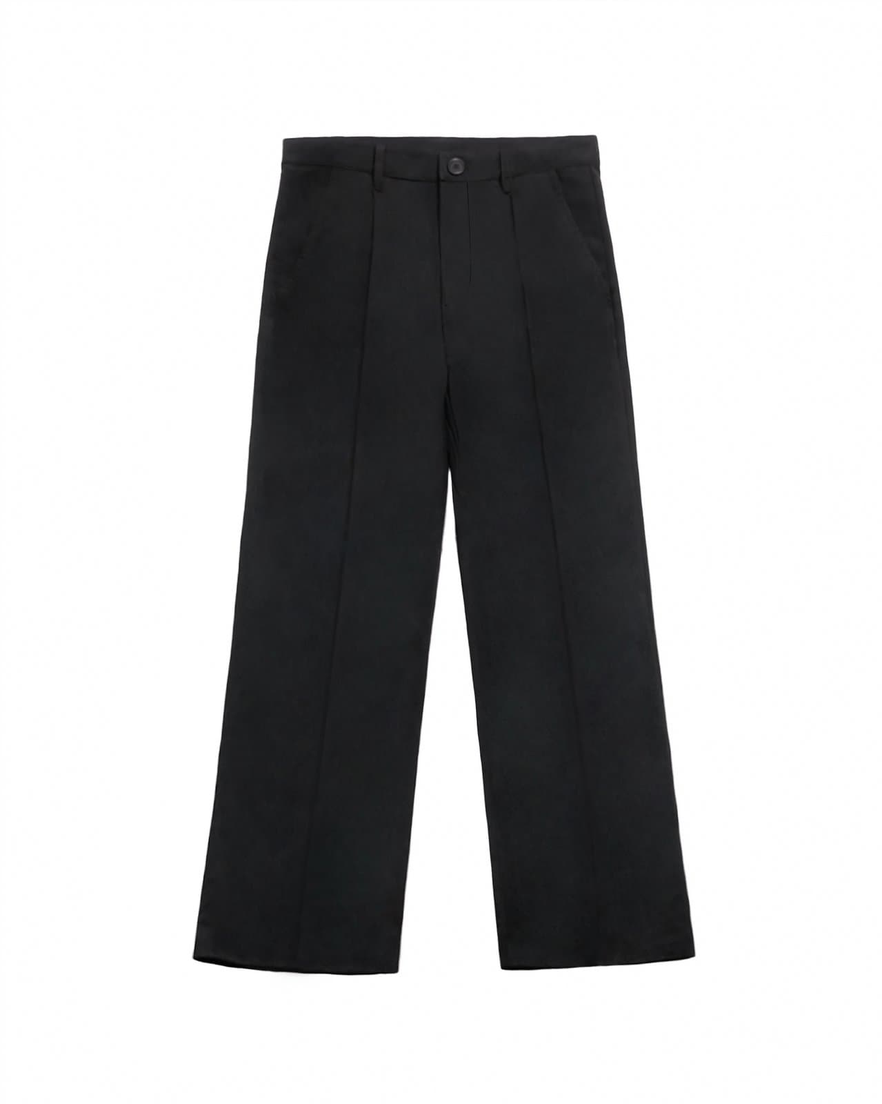 Loose fit pants front product photo made in Ukraine