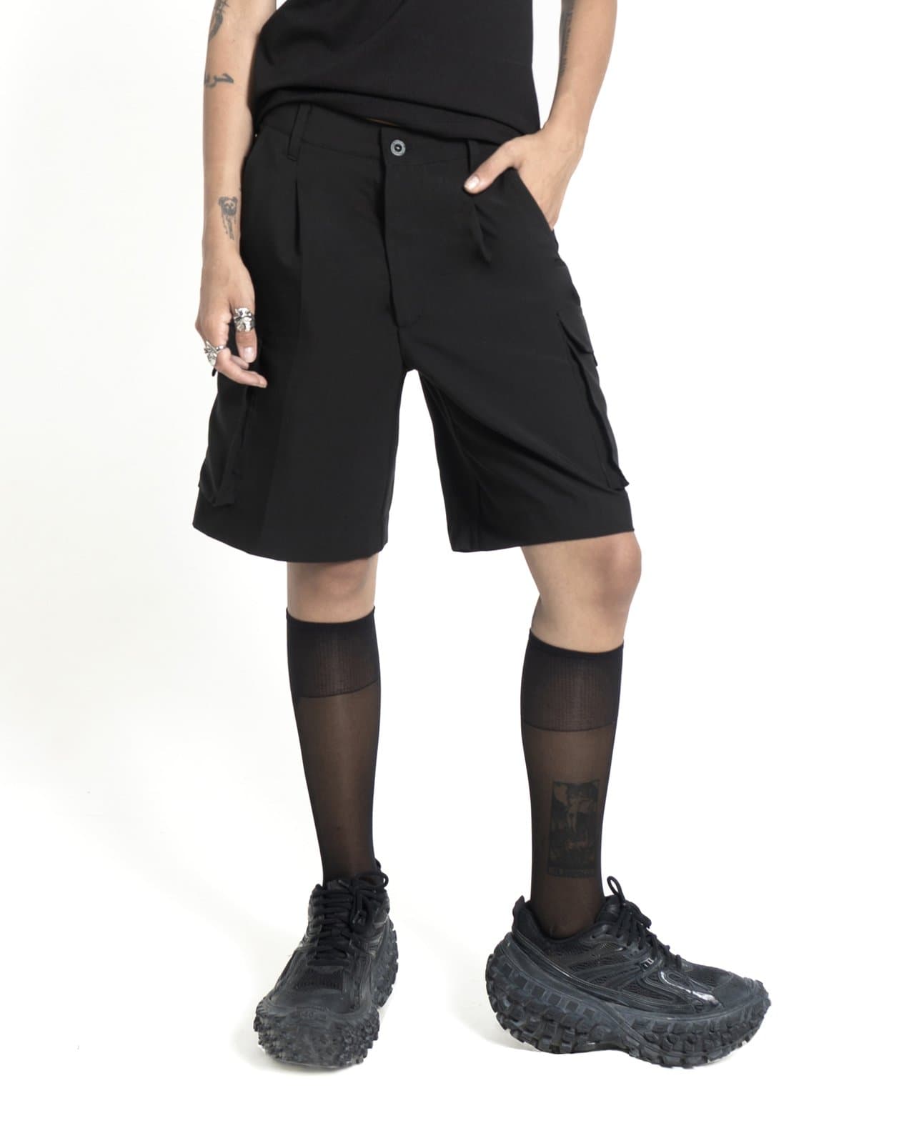 Cargo Bermuda Shorts alternate product view made in Ukraine