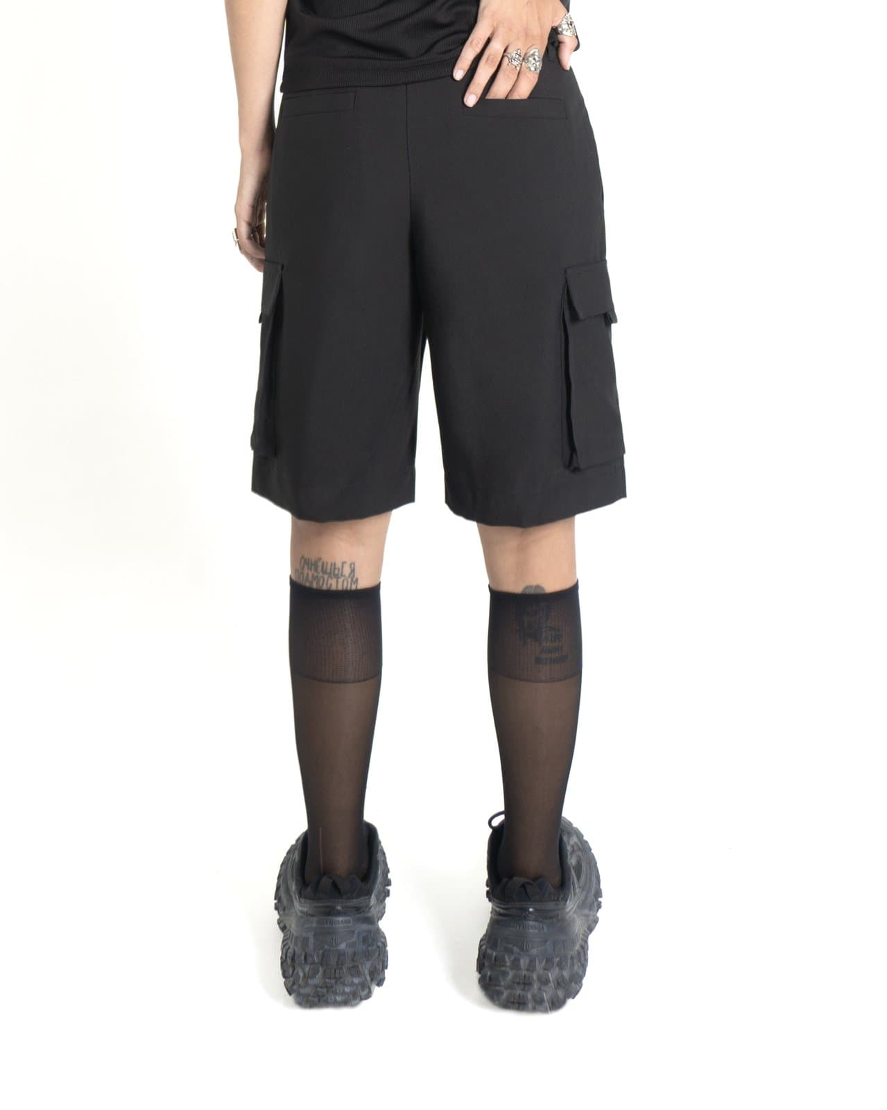 Cargo Bermuda Shorts fit product photo made in Ukraine