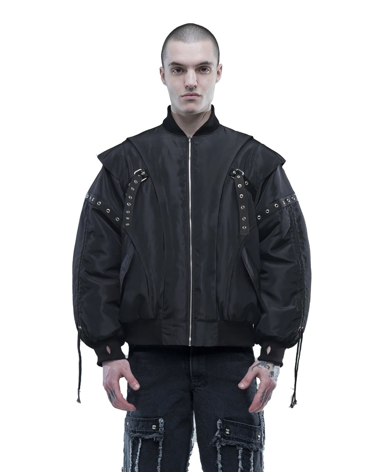 Riot bomber bomber jacket detail product photo made in Ukraine