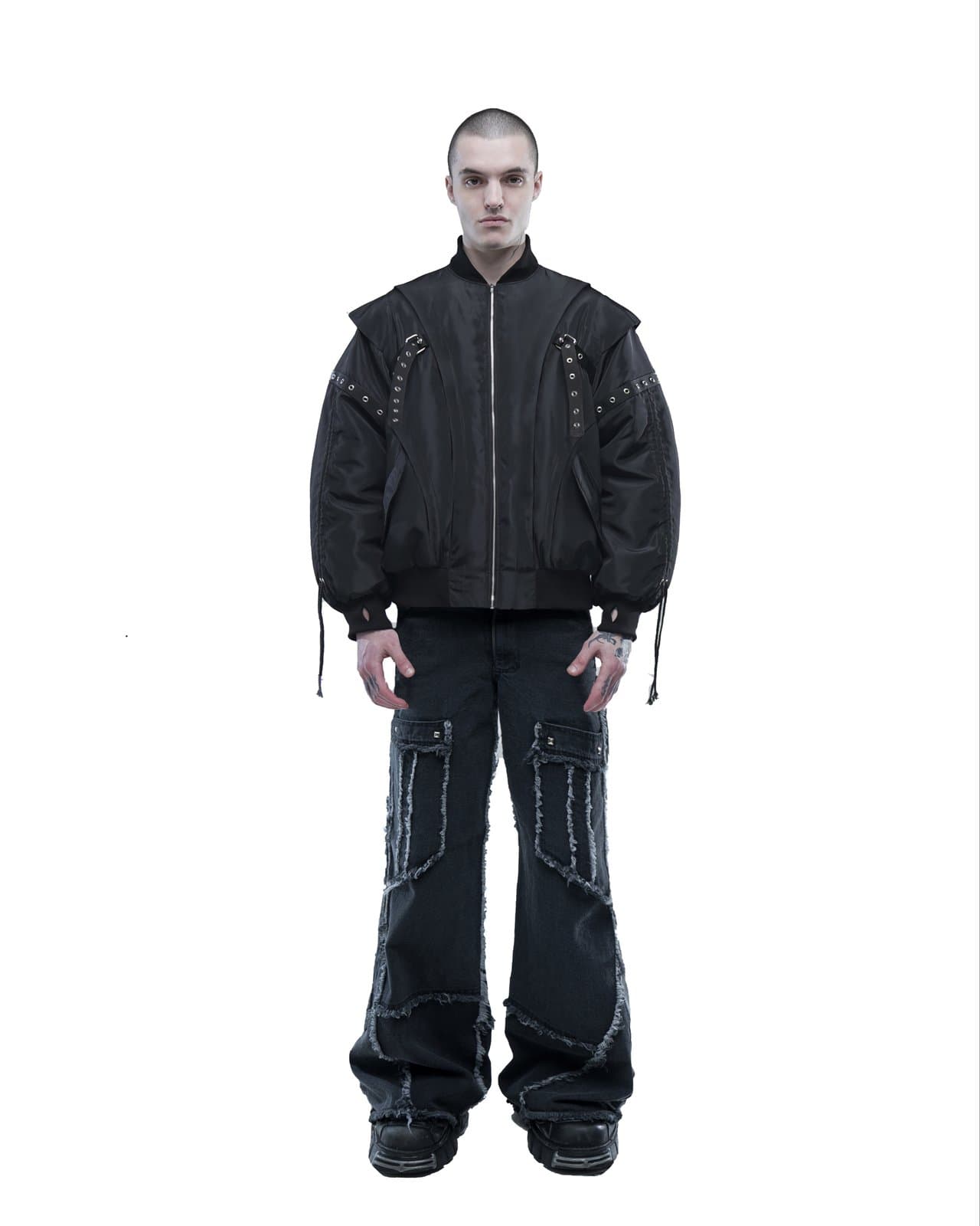 Riot bomber bomber jacket fit product photo made in Ukraine