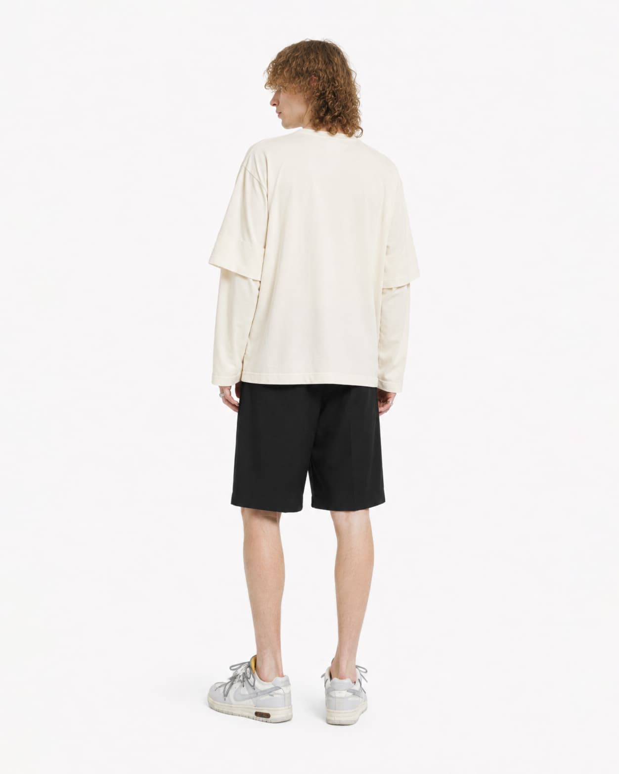 EDM Module Longsleeve Milk Milk color modular longsleeve fit product photo made in Ukraine