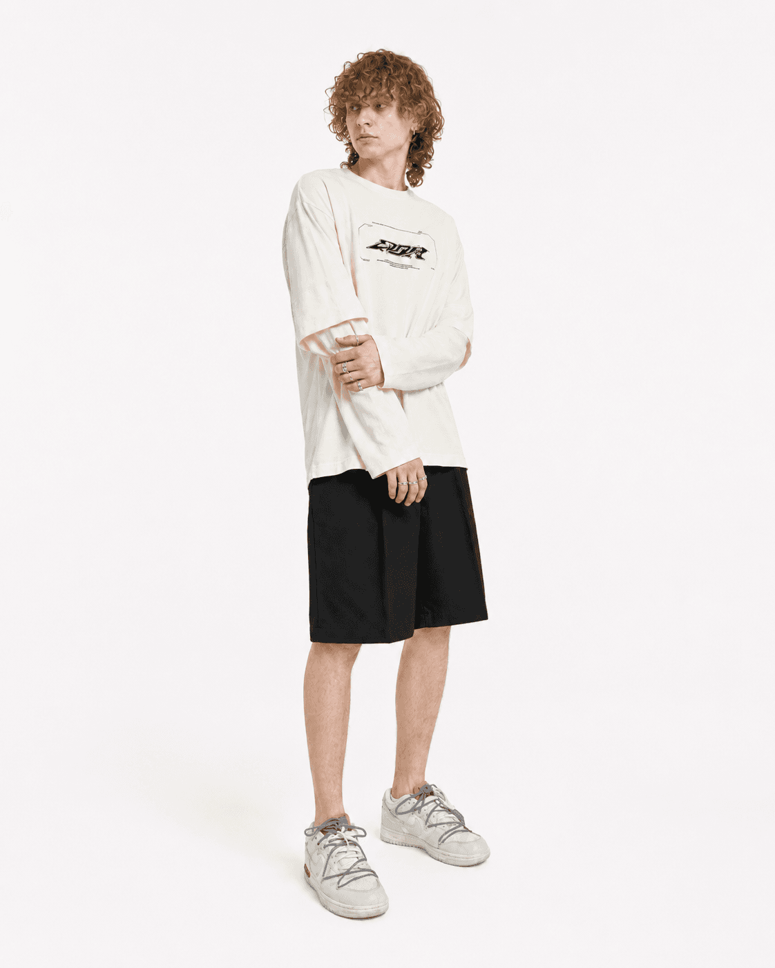 EDM Module Longsleeve Milk Milk color modular longsleeve fit product photo made in Ukraine