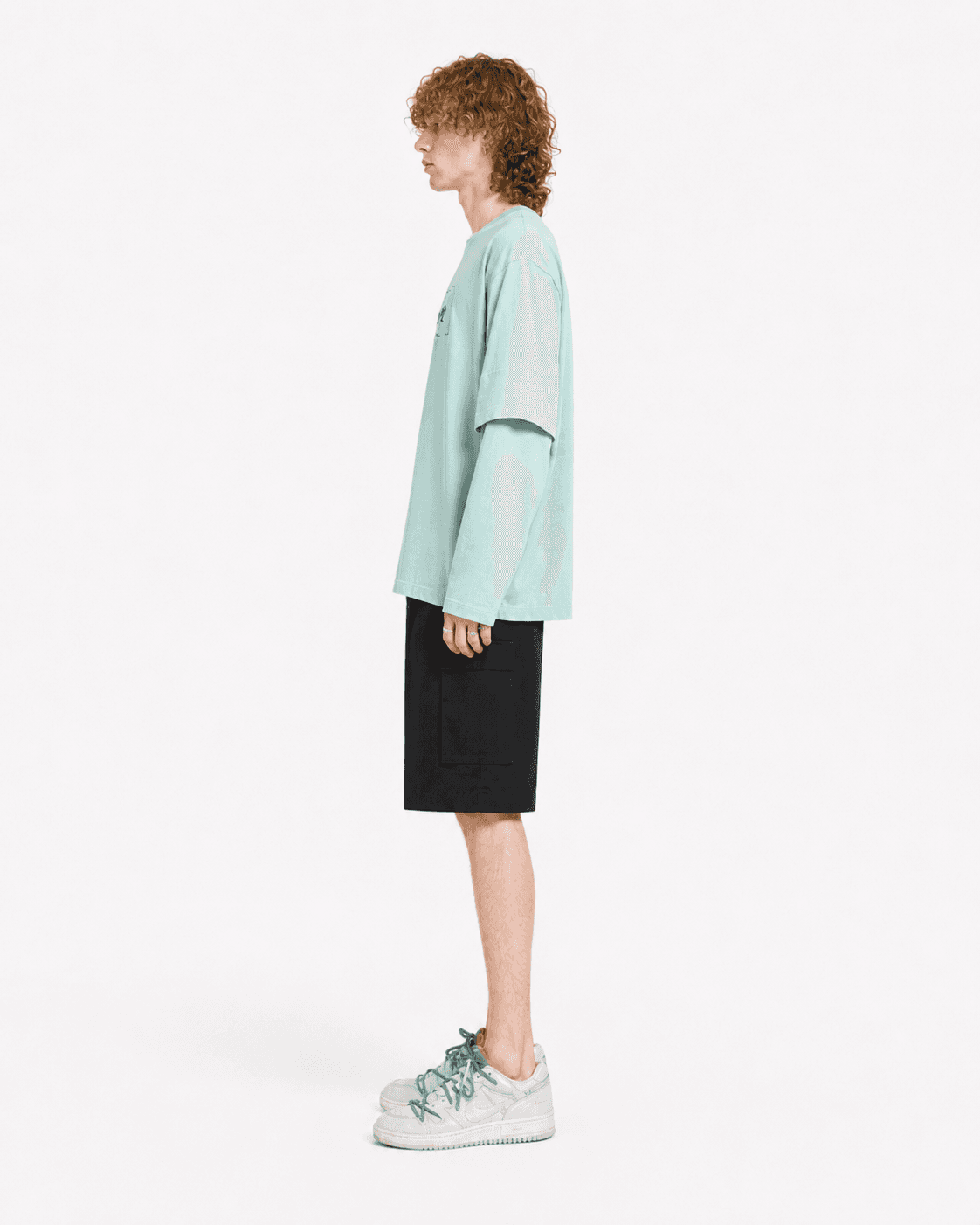 EDM Module Longsleeve Mentol Mentol color modular longsleeve fit product photo made in Ukraine