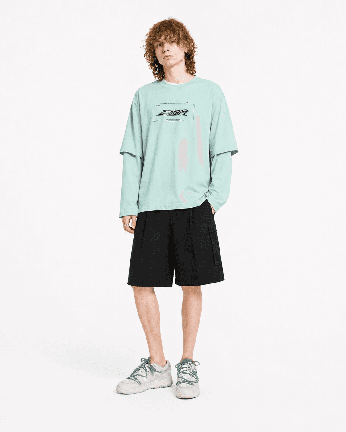 EDM Module Longsleeve Mentol Mentol color modular longsleeve fit product photo made in Ukraine