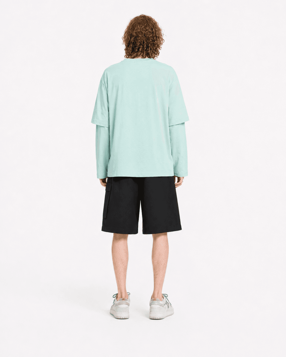 EDM Module Longsleeve Mentol Mentol color modular longsleeve fit product photo made in Ukraine
